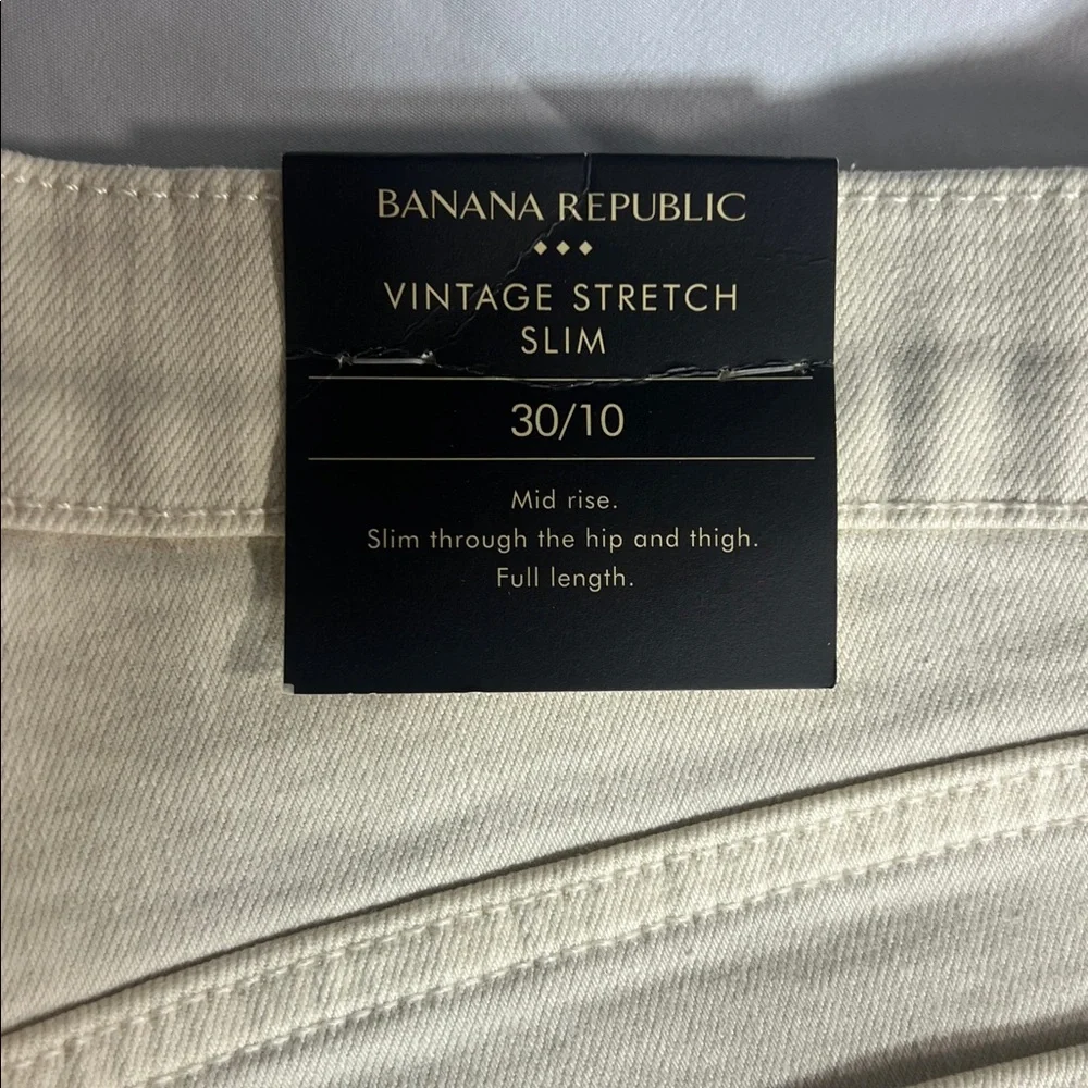 Banana republic vintage stretch slim jeans size 30 - Picture 5 of 11
